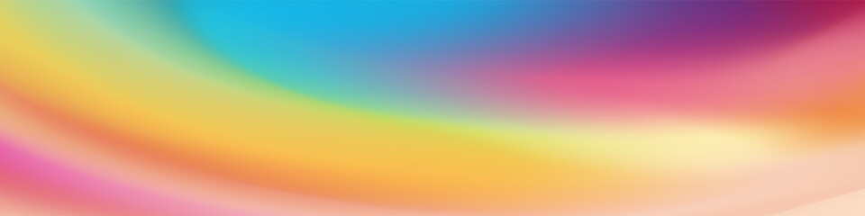 Alluring mesh blur banner features a captivating, blurred wave pattern in a contemporary color scheme