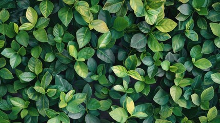 Experience the vibrant beauty of green leaves in a garden during the summertime These natural green plant leaves make for a refreshing spring backdrop perfect for enhancing your environment