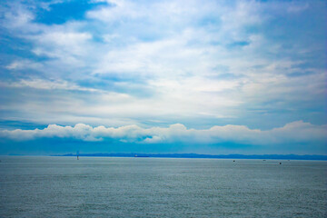 海と壮大な雲