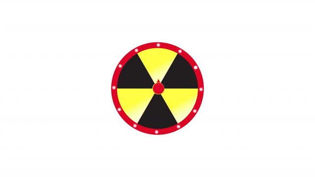 wheel fortune lucky spin wheel animation, rotating golden wheel of luck or fortune on white background, , spin lucky wheel template animation.