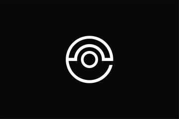 letter C lineart logo symbol icon, letter C dot logo, letter C target scope logo, military logo, letter c spiral vector, swirl dots logo, swoosh logo