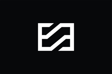 letter S or E modern geometric logo, letter E S water wave logo, infinity logo, letter S E chain link logo, letter S