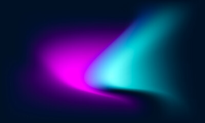 Purple and blue background with a light trail in the middle