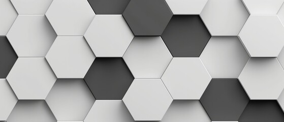 abstract background with hexagons