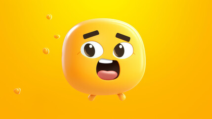 Fototapeta premium Vibrant elephant illustration in a lively environment.