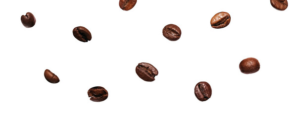 Coffee Beans Falling Down