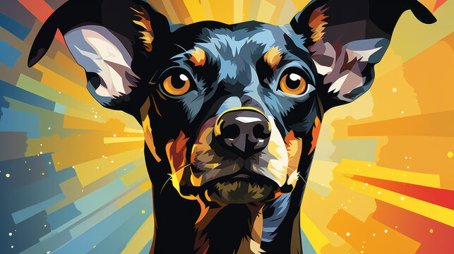 Vibrant and detailed modern Dobby texture illustration with clean lines and highquality design.