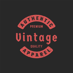 Authentic apparel. Perfect for t shirt design