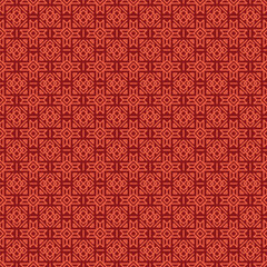 simple geometric seamless pattern design with red color for decorating, wallpaper, wrapping paper, fabric, backdrop and etc.