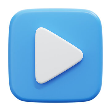 PLAY 3D ICON ILLUSTRATION