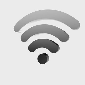 WIFI, icon, flashes, video 4k animation. WIFI symbol motion design for web design, mobile apps, up design. Wireless technology concept, sign.