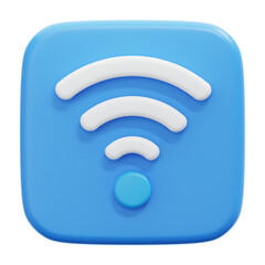 WIFI 3D ICON ILLUSTRATION