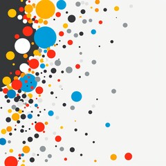 Abstract Background with Colorful Circles