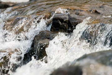 Closeup of The Haruru Falls