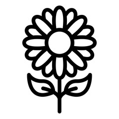 Daisy Flower blossom icon