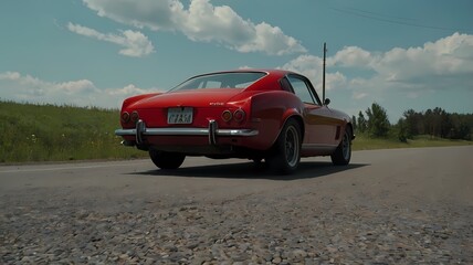 car in the middle of the road