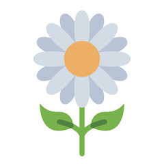 Daisy Flower blossom icon