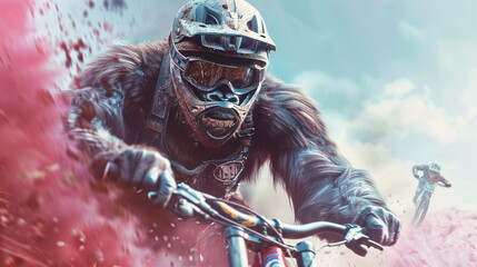 Gorilla Mountain Biker