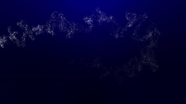 Sparkling star with a luminous stardust trail and bright particles, creating a magical effect.  Introductory screensaver. Logo disclosure. 