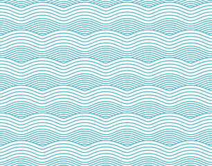 Background with seamless wave pattern