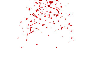 Celebration confetti flying background. Holiday, birthday.	