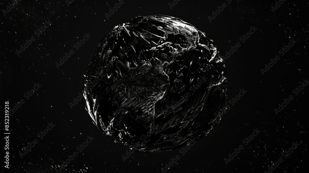 Poster intricate digital art showcasing an abstract, ethereal representation of a neural network in a dark 