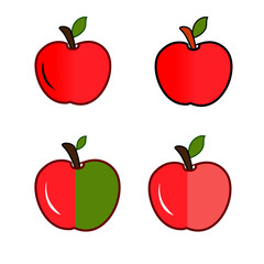 Apple logo with apple icon