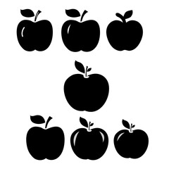 Apple logo with apple icon