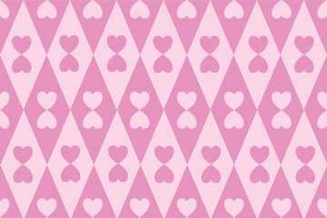 pink heart seamless pattern wallpaper
