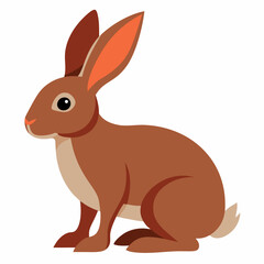 Vector illustration of a rabbit