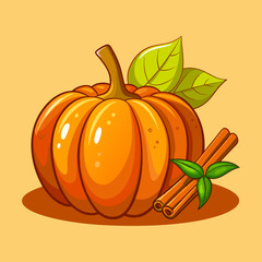 pumpkin and cinnamon