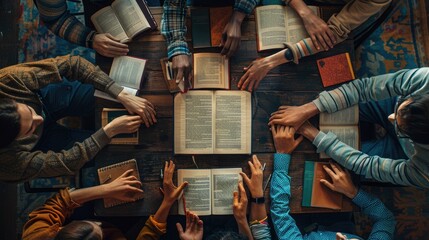 People of all ages and backgrounds are reading the Bible together. AIG535