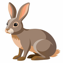 Vector illustration of a rabbit