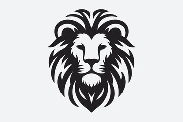 Lion Face Logo Icon Vector Illustration