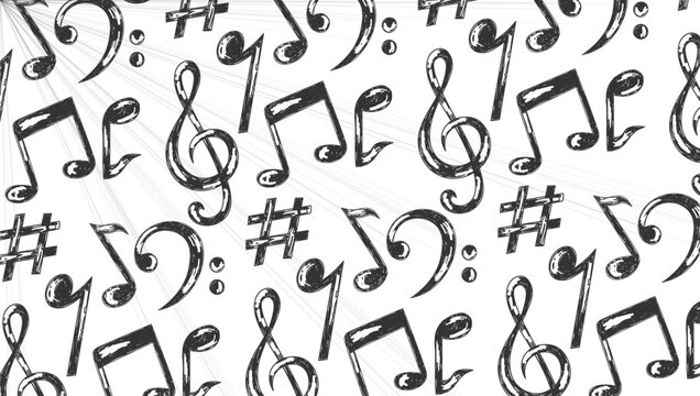 musical notes and basic musical scales