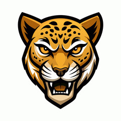 tiger head vector illustration.