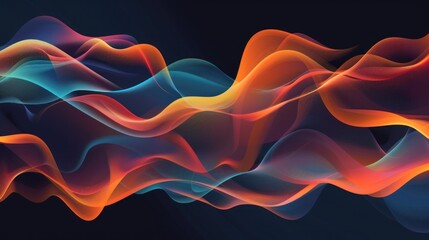 abstract modern graphic elements. Dynamical colored forms and line. Gradient abstract banners with flowing liquid shapes