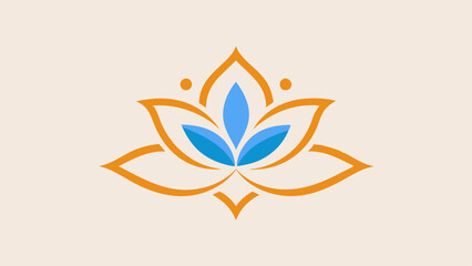 A modern logo design for a spa salon cosmetics brand showcases a stunning flower, symbolizing beauty and sophistication.