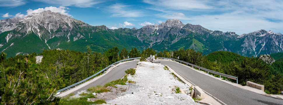 Albanische Alpen Panorama