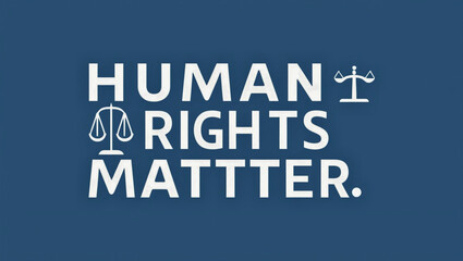 Fototapeta premium Empower Change: Human Rights Matter Logo Design Featuring a dynamic symbol that inspires and empowers change, this logo emphasizes the vital role of human rights in creating a better world.