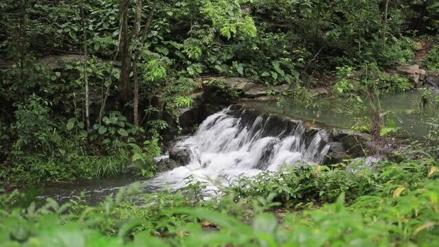 Waterfall in Namtok Samlan National Park.