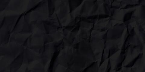  Paper Texture background. Crumpled paper abstract shape background. Black crumpled paper texture in low light background vector.
