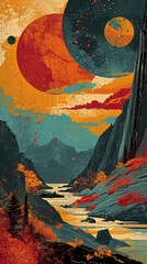 abstract watercolor background
