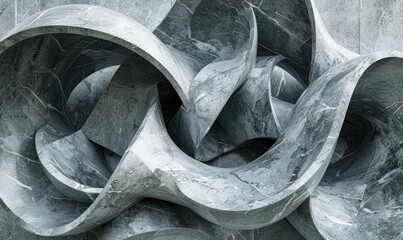Abstract Marble Sculpture