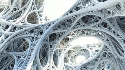 Abstract 3D Fractal Structure.