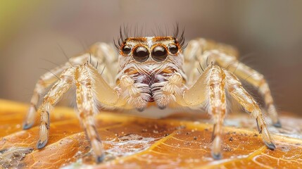 Platycryptus undatus known as tan jumping spider has females measuring 10 13 mm and males 8 5 9 5 mm