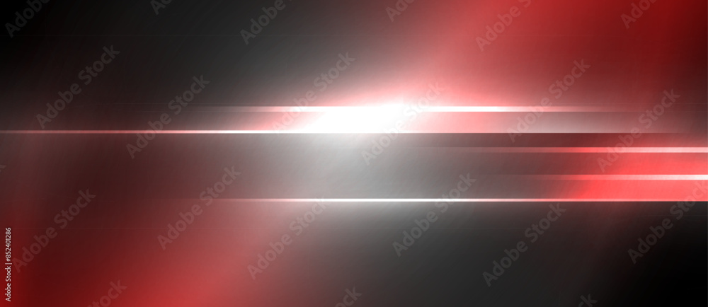 Poster neon dynamic diagonal light rays background. techno digital geometric concept design for wallpaper, 