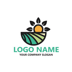 Landscape Environmental vector logo template