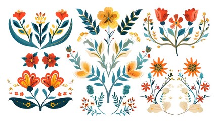 pattern with flowers