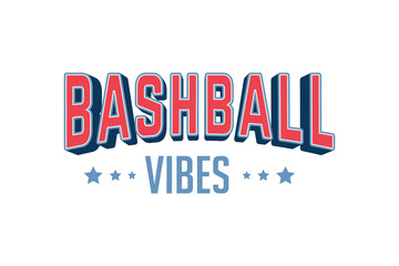 Baseball Vibes SVG typography T shirt design